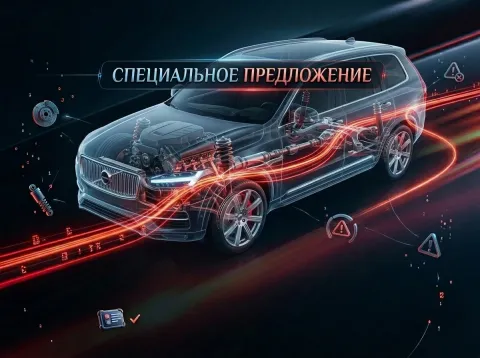 Бесплатная диагностика ходовой части и тормозной системы + считывание кодов неисправности.